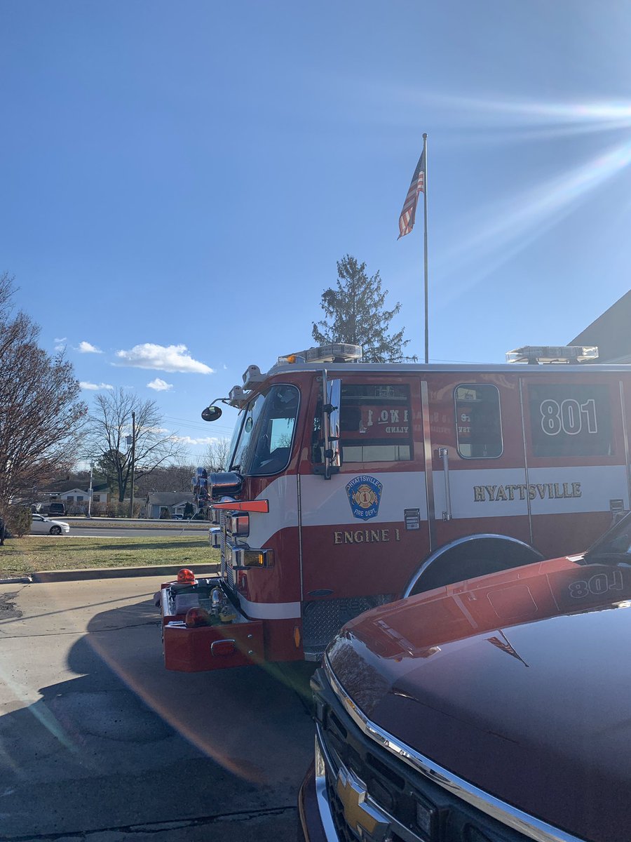 PGFDFireChief's tweet image. Station visits in the 4th Battalion. Career and Volunteer members staffing stations and protecting our communities. Volunteer Paramedic Ambulance in service @HyattsvilleVFD. Commitment, Dedication and Service. #PrinceGeorgesProud