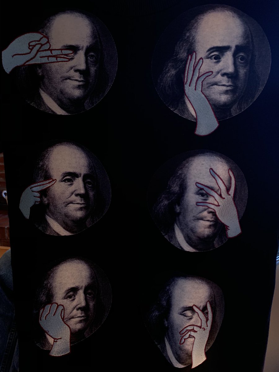 Ben Franklin sweater with extra extra