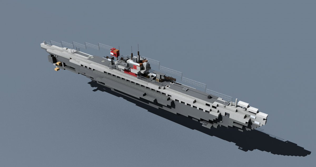 Azguendare's tweet photo. Unterseeboot type VII U-404 used for testing "Infinite Ocean" plugin in #C4D  //

Made on @amberstone_fr #minecraft https://t.co/ZWs4Pnuu23
