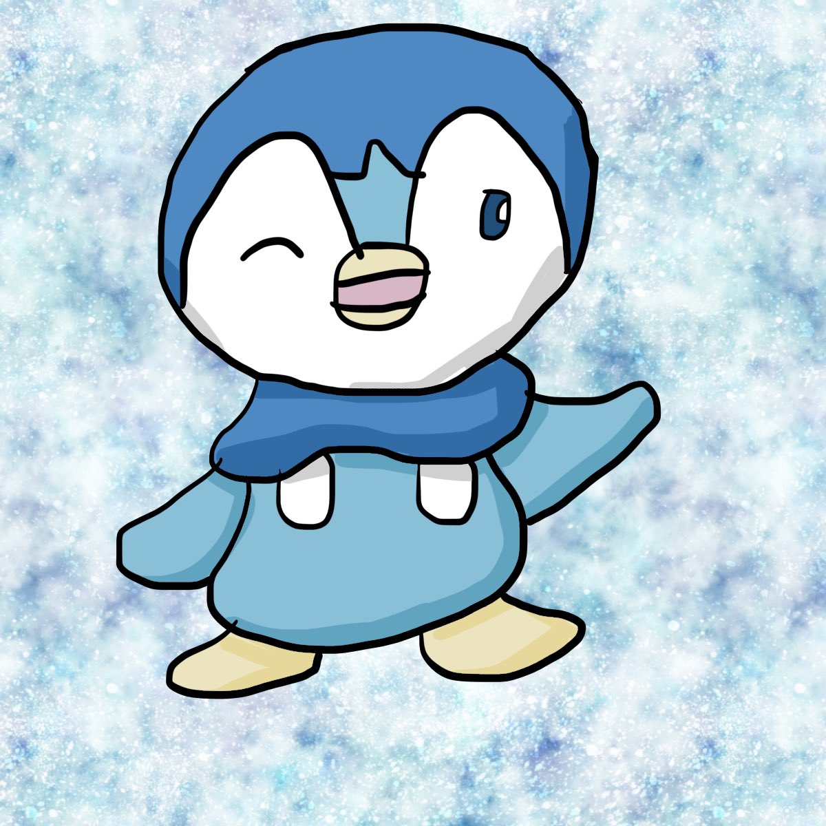 りむりーな 今日のポケモンイラスト ポッチャマ 剣盾には出てこないかもしれないのですが知り合いで好きな人がいるので描いてみました ダイパ 序盤しかやってないんですけど ウルトラサンムーンで配布されたのをエンペルトまで育てました ダイパ