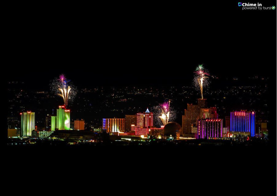 Our viewer Ian Callahan took this amazing photo of Downtown Reno