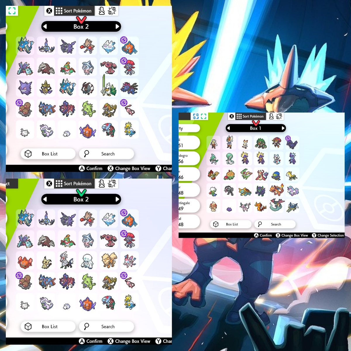 Toxtricity95's tweet image. 🎊 NEW YEAR'S GIVEAWAY 🎊 RT + Follow to win a FULL BOX of 6IV Battle Ready Shiny Competitive Pokemon! One winner picks the box they want and takes ALL! 😱 #Pokemon #PokemonSwordandShield #PokemonSwordShield