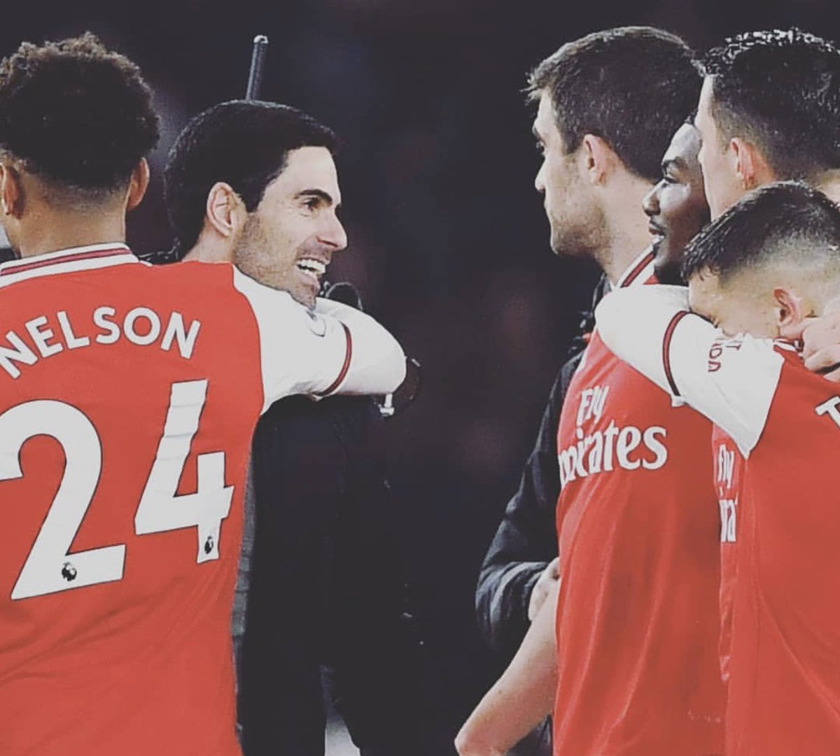 Great start of the year. Let’s keep improving together #alltogether #arsenal 2-0 #arsenalvsmanutd