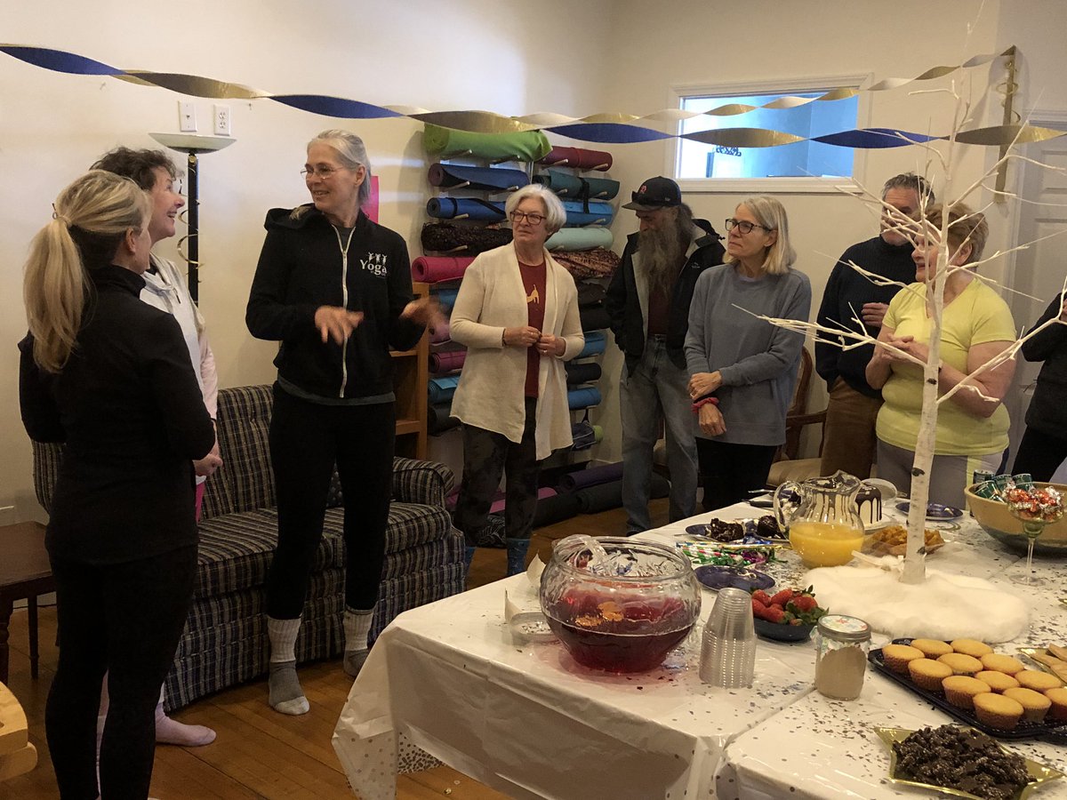 MyYogaInME's tweet photo. The New Year’s Day Celebration vinyasa flow was a great success!  Thank you to Nancy and Lydia for all you have done, and to Caroline and Suzanne for allowing the amazing yogi community to continue on our journey!
#yogainme #yoga #eliotme #newyearsdayyoga #happynewyear2020 https://t.co/Z0ENGOeQfv