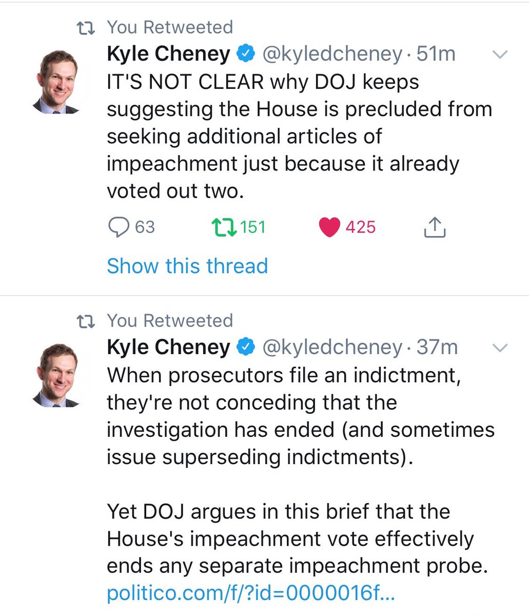 LOrion's tweet photo. @TheDemCoalition #InNancyWeTrust MT @kyledcheney Schools #Impeached45 #Barr #MoscowMitchMcConnell on #SeparationOfPowers This was just #FIRSTImpeachment, and INVESTIGATIONS into #HighCrimesandMisdemeanors continue @lauferlaw @votevets @MoveOn
https://t.co/3i62aiia5M @maddow @ChrisCuomo https://t.co/7227rC8BeZ