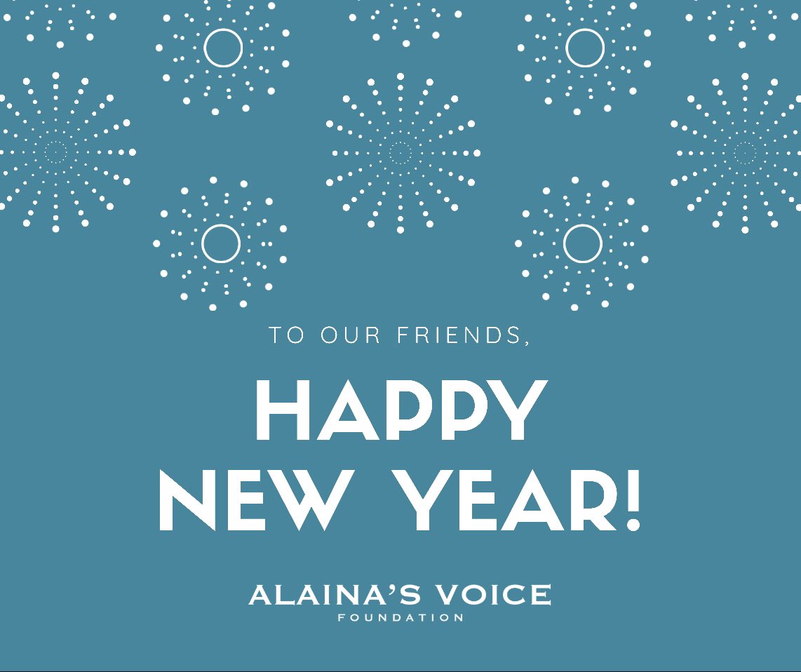 Wishing everyone a happy new year full of kindness! #alainasvoice
