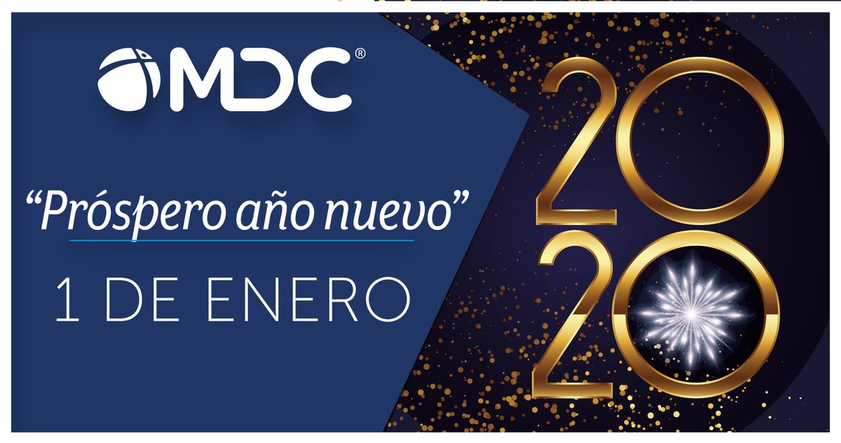 MDCEmpleos's tweet photo. Felices fiestas y un próspero año nuevo les desea MDC #FelizAñoNuevo #AñoNuevo2020 #ProsperoAñoNuevo https://t.co/NHjBE0rzmj