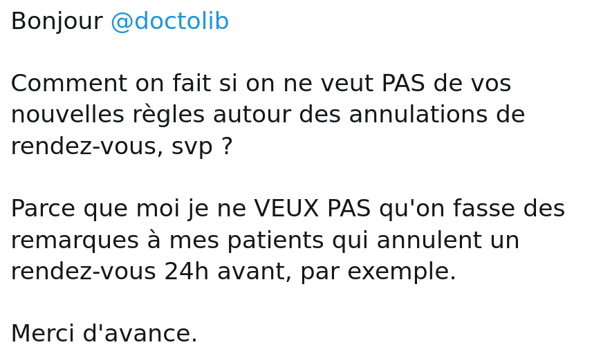 Que faire en 2020? 1 plateforme de services numériques (prise de rdv, logiciel, téléexpertise, télémédecine, formation...) pour (& construite avec) les professionnels de santé? Le seul moyen de contrôler l'entreprise qui vous fournit vos services est d'en être propriétaire.