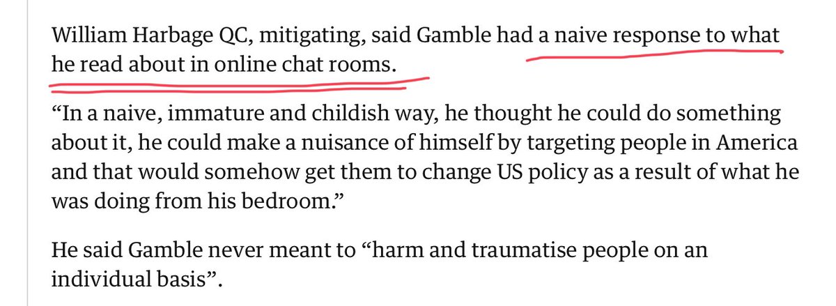 Who was he chit chatting with in online chat rooms from June 2015-February 2016 that led to these targetsBrennan, wifeClapperAvril HaynesJohn HoldrenJeh JohnsonAmy HessMark Giuliano https://www.theguardian.com/technology/2018/apr/20/two-years-detention-for-uk-teenager-who-cyberterrorised-us-officials-kane-gamble