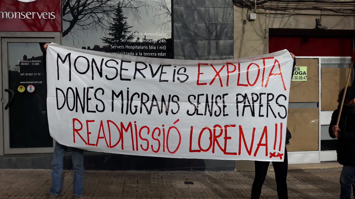 #CGT #Berguedà على تويتر: "Ja som al 2020. #Monserveis (Xavier Pubill  Cunill) segueix, malgrat les denúncies i les inspeccions, amb més de 15  treballadores explotades sense Seguretat Social i sense cap dret, pq no  tenen papers... I vol seguir fent-ho ...