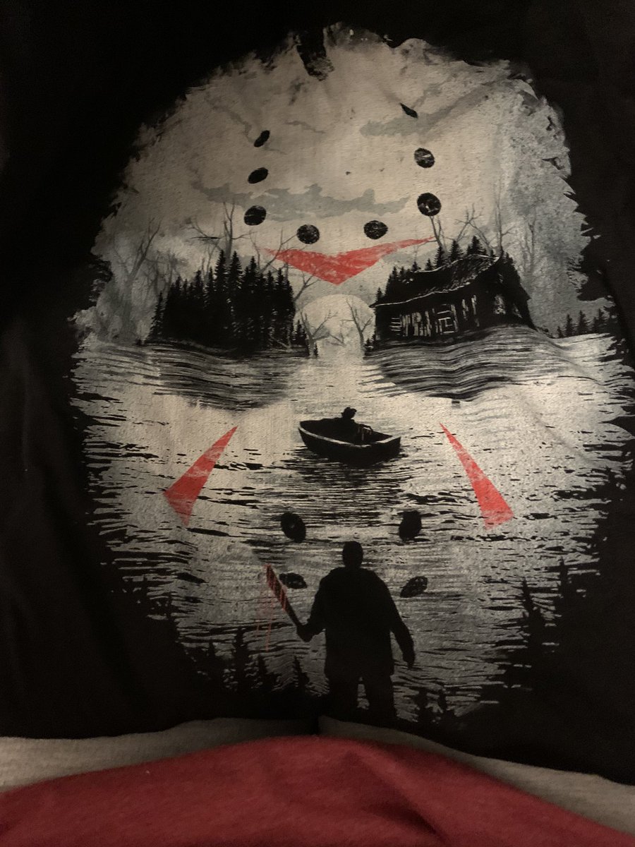 LisaPortillo9's tweet photo. Horror shirts I got for Christmas. #horrornerd #BruceCampbell #JasonVoorhees #chchchhahaha https://t.co/blQxyCweD7