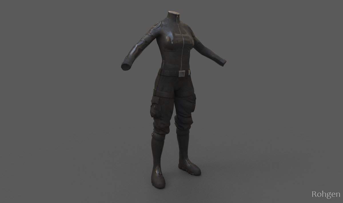RohgenTheSecond's tweet photo. Base for the Institut gear is done as well, now let's bring it all into the game :D 

#fallout #fallout4 #fallout4mods #3dmodeling #3D #3DModel https://t.co/nhWHjky7dl