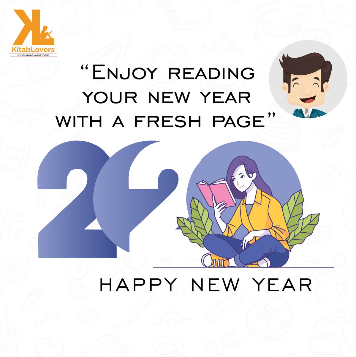 LoversKitab's tweet photo. What's a better fresh start than a book start?
Write every page of your 2020 with happiness and growth..
Kitablovers wishes you an amazing year ahead❤

#kitablovers #bookforest #loadthebox https://t.co/7yCWGKHls8