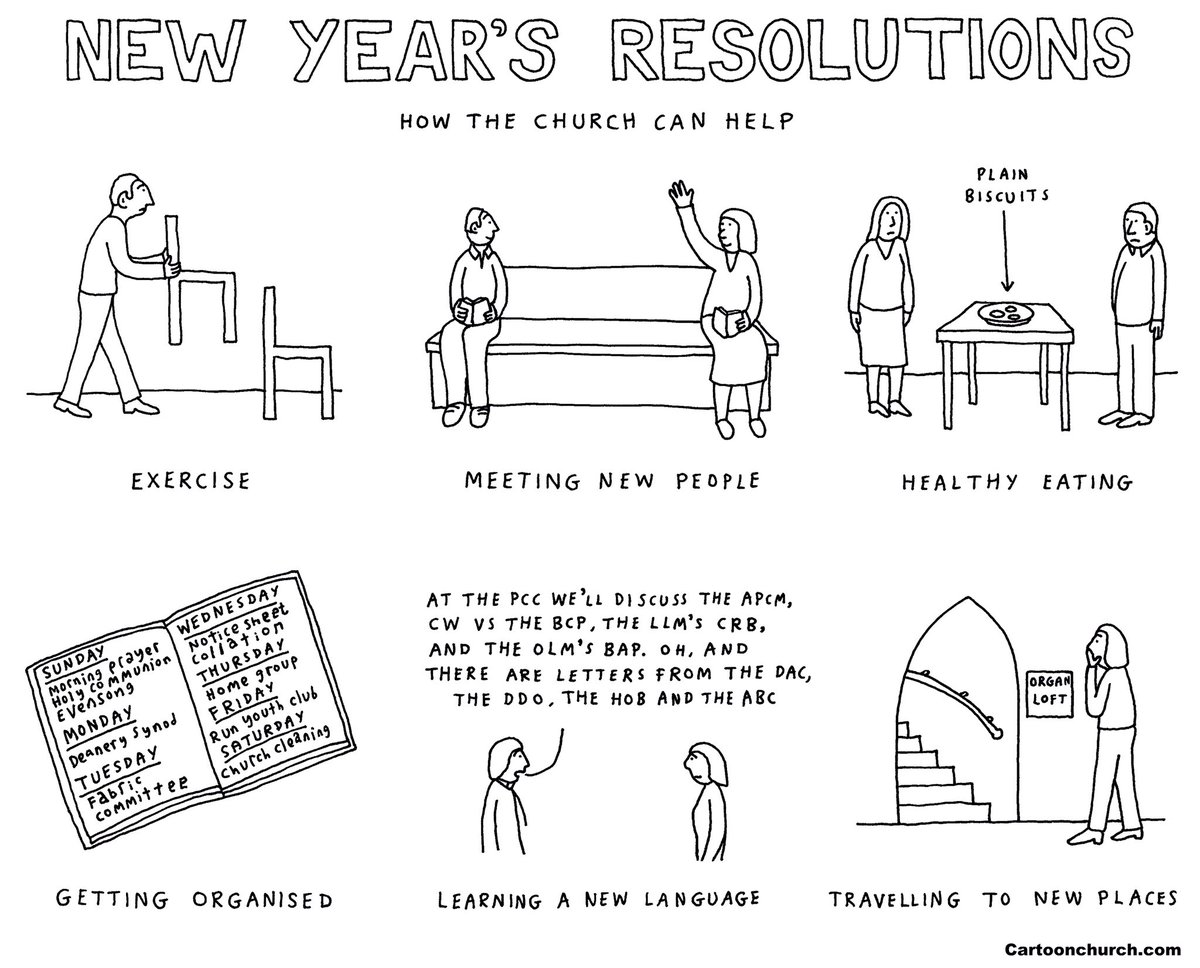New Year’s Resolutions - How the church can help
