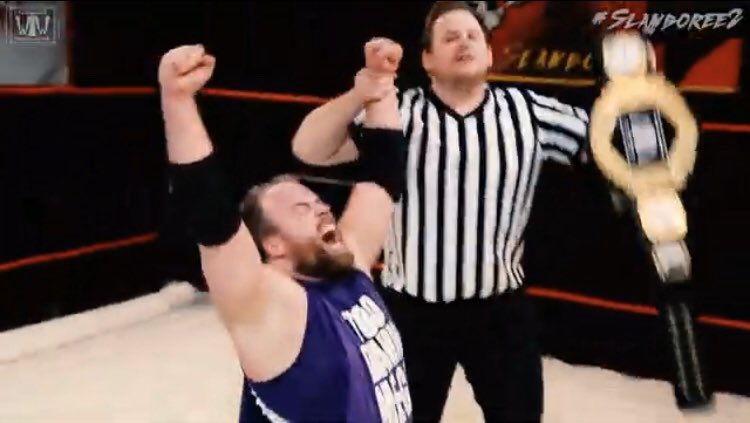 WellsMania's tweet photo. Wow! @SmashMouthWWT #Slamboree2 was a great event!! @IAmASeriousDude defeated @RavishingAnton to become the new WWT Continental Champ. @KillJustinKyle won the #ShowcaseBattleRoyal. @TOODAMNMEGA defeated @Pain_Stone to become the new WWT Heavyweight Champ. https://t.co/P9sG72sLWe
