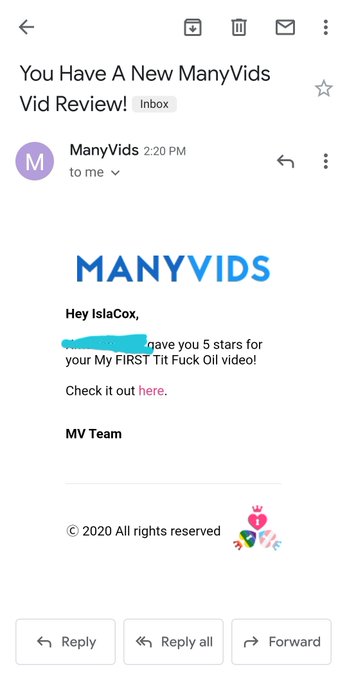 I just received a 5 star rating on my very first tit f*ck on #ManyVids  Click the link in my bio so you<a href="/tag/manyvids"class="tags"><span>#manyvids</span></a>