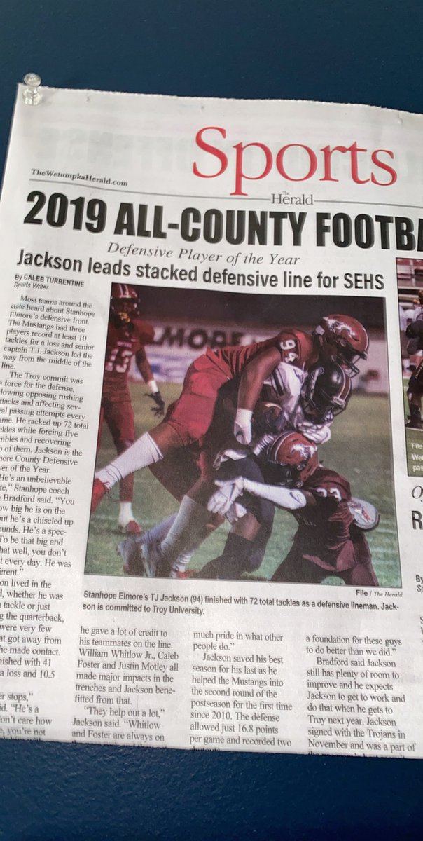 SEHSTJ51's tweet photo. Blessed to be named ALL-COUNTY defensive player of the year✊🏾 https://t.co/LmKzgroJBi