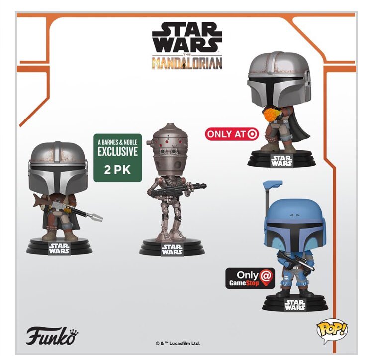 SW_Toy_Cantina's tweet photo. Whoa! Look at all the Mandalorian Pops dropping on 2020! Cool Exclusives too!
#TheMandalorian #StarWars #FunkoPop #FunkoPOPNews #starwarspops https://t.co/btZcz3FdUn