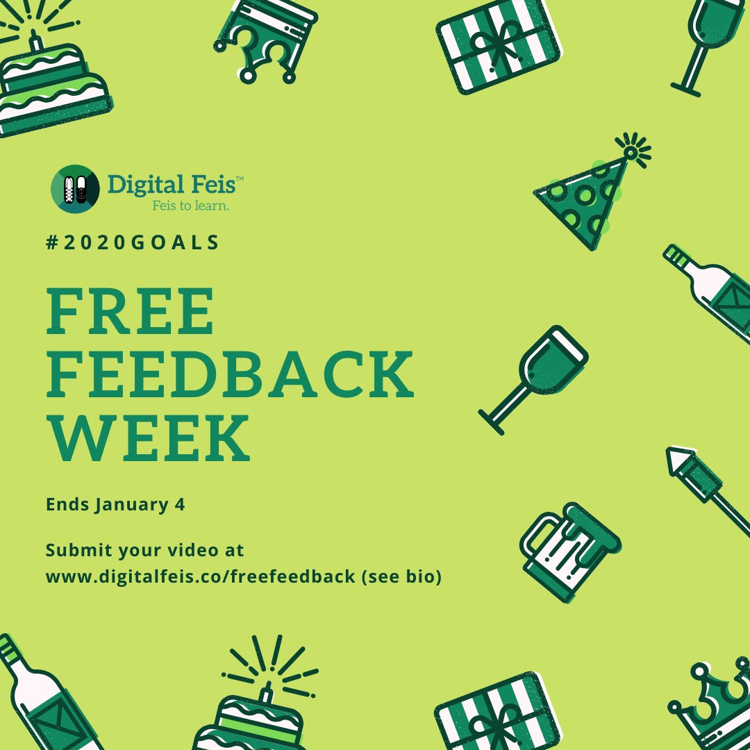 Reach your Irish dance #2020goals with #DigitalFeis. Free feedback ends January 4! digitalfeis.co/freefeedback