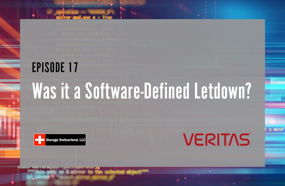 In today's episode, we're joined by Karthik Ramamurthy from <a href="/VeritasTechLLC/">Veritas Technologies</a>  to discuss the state of SDS and how Veritas believes its InfoScale paves a new path for SDS. buff.ly/39uCUdH

#podcast #techtalk