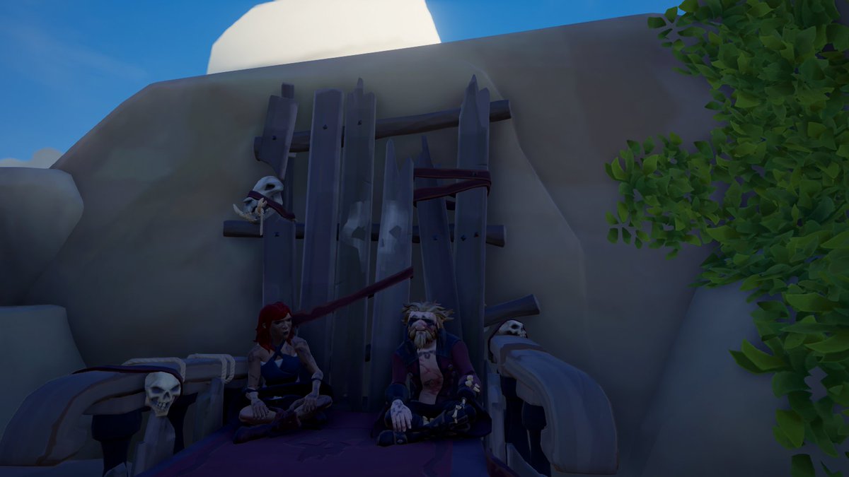 CaptainJollydog's tweet photo. Fun and shenanigans with me first mate @tokks123 on the deadly #SeaOfThieves https://t.co/eIK1dFkbJB
