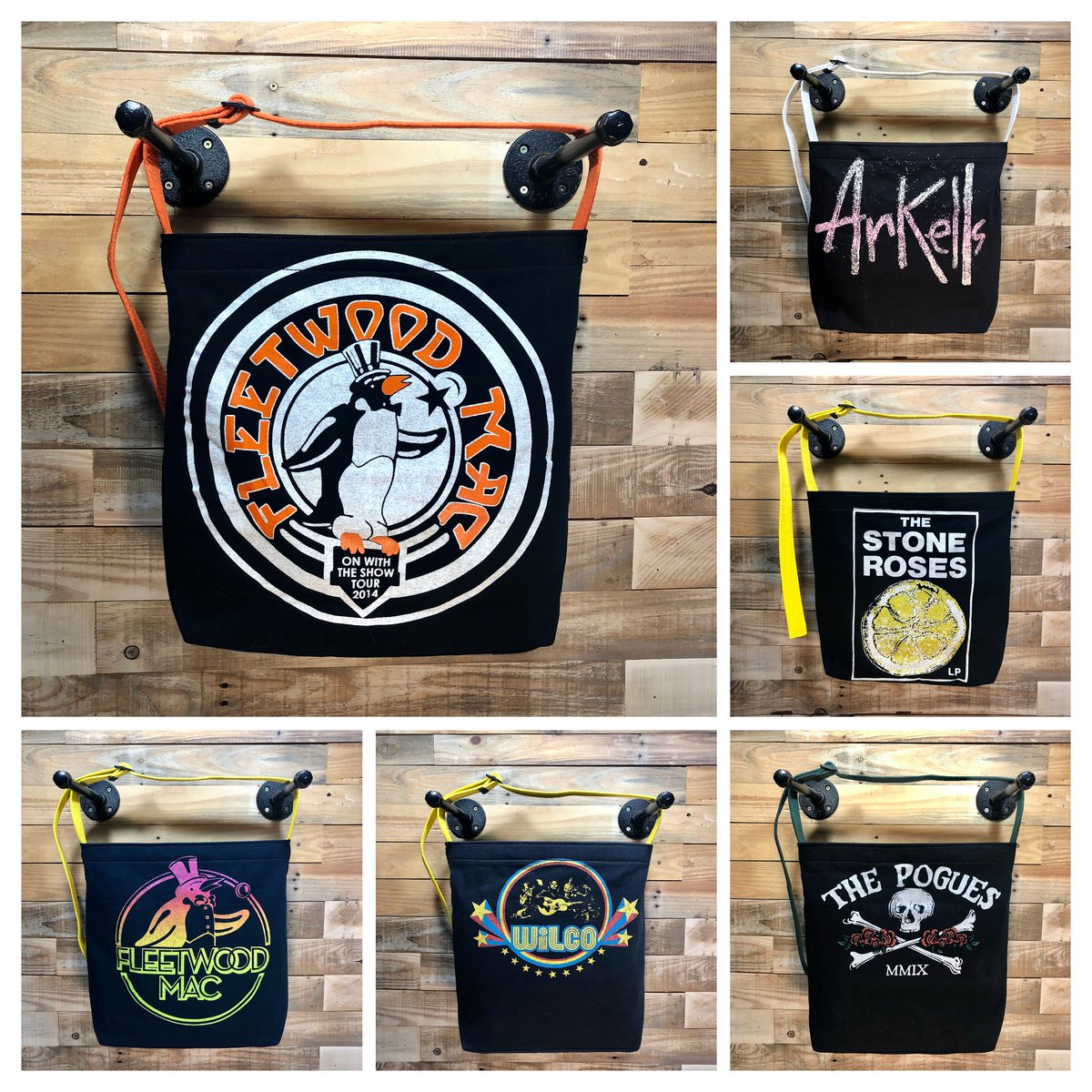 goodfarken's tweet photo. Happy 2020 Y'All! Here's our last batch of 2019 Tee Bags that we've just added to our https://t.co/249ZNUv8Tw shop. All RocknRoll to close out the year. Also art courtesy of Norval Morrisseau 🤟🎸🇨🇦 #happynewyear2020 #Happy2020 #FooFighters #goodfarkenbags #morrisseau #teebags https://t.co/a6bZqLhLPs
