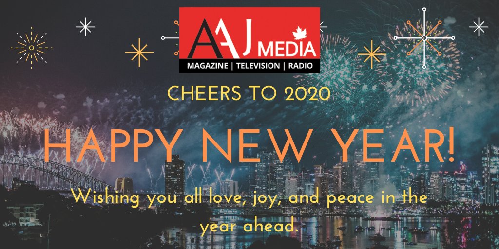 AAJ Media Group and Suki Pangalia feel grateful for another year of accomplishments and thanks to all our incredible supporters. Hope this New Year brings endless joy and prosperity to you and your family. Wishing you a very happy &amp; prosperous New Year.