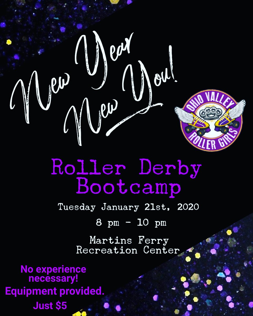 OVRollerGirls's tweet photo. Please share! 
#OhioValleyRollerGirls are looking for new recruits! Now is a great time to join! We are having a boot camp with members of the team ready to talk to you and get you all the info you need. You have to be 18 or older, and all body types and skill levels are welcome! https://t.co/SY6UVlCMdi