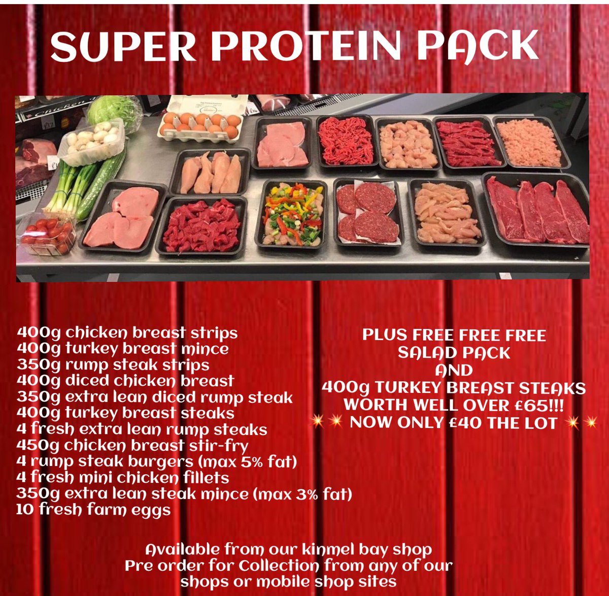 TonyDoyles's tweet photo. Diet starts January loads of diet and gym packs available #tonydoylesqualitymeats #gym #gymmotivation #eatcleandiet #eatclean #Diet https://t.co/cSYtPbnNJK