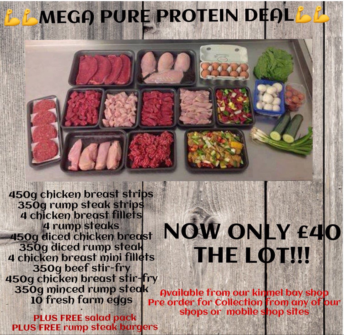 TonyDoyles's tweet photo. Diet starts January loads of diet and gym packs available #tonydoylesqualitymeats #gym #gymmotivation #eatcleandiet #eatclean #Diet https://t.co/cSYtPbnNJK