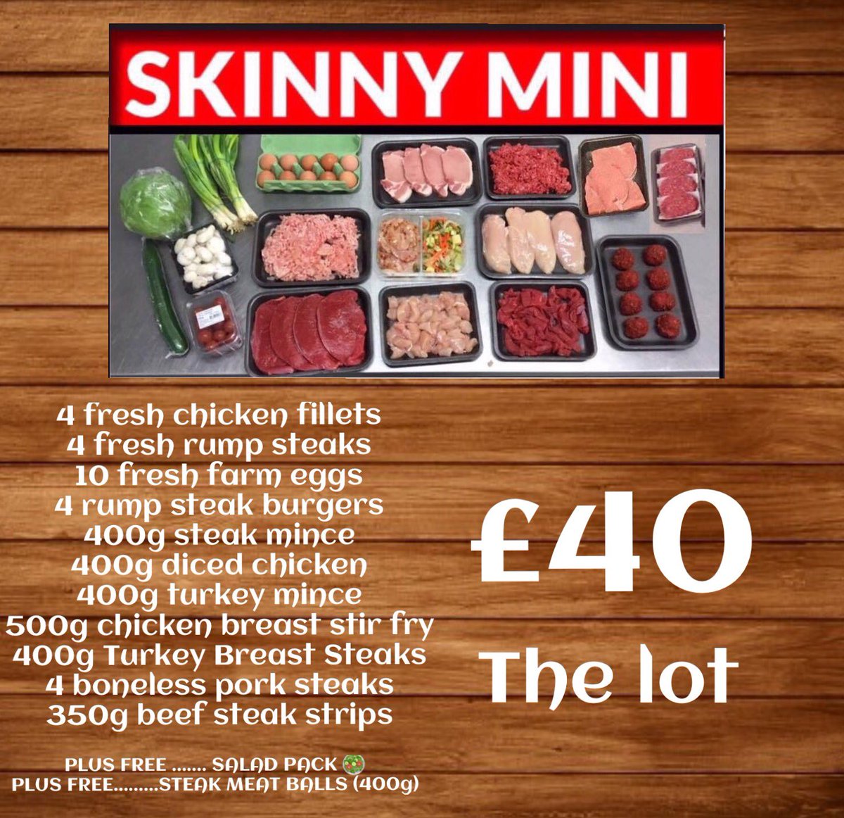 TonyDoyles's tweet photo. Diet starts January loads of diet and gym packs available #tonydoylesqualitymeats #gym #gymmotivation #eatcleandiet #eatclean #Diet https://t.co/cSYtPbnNJK