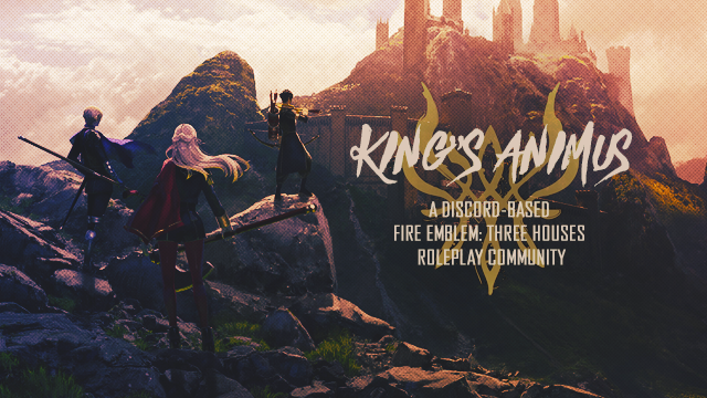 kingsanimus's tweet photo. welcome to KING'S ANIMUS, a discord-based Fire Emblem: Three Houses roleplay community!

☆ rated 18+
☆ canon &amp; au - friendly
☆ casual &amp; flexible
☆ brand new!

https://t.co/uZN8QyoSMG
https://t.co/3QSjpHJ8QS
https://t.co/eqyTAH9NdF

#fe3hrp #fe3h #ferp #discordrp https://t.co/aT34IgK5Wj