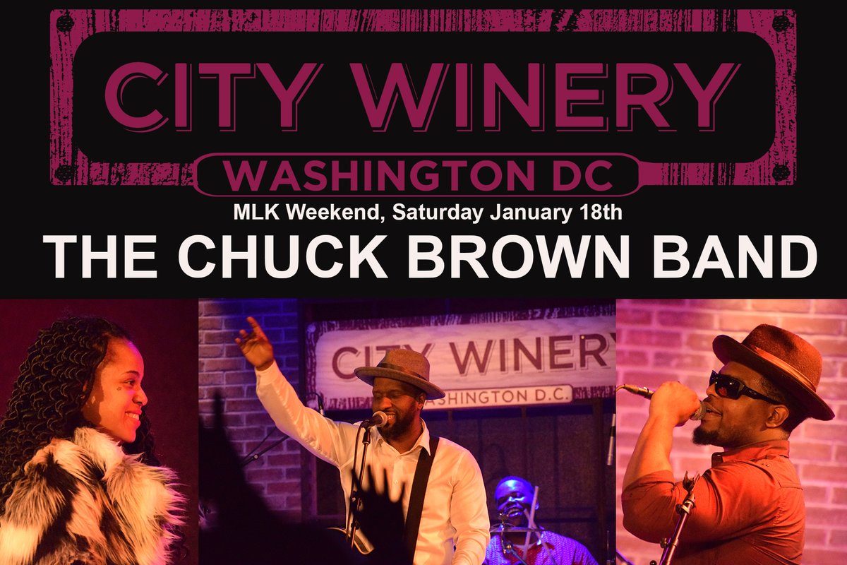 Blackeye_ent's tweet photo. 🍸City Winery invites you to swing by MLK Weekend

The Chuck Brown Band LIVE 💣

Attend @ https://t.co/R7VFatByVT 

#chuckbrown
#citywinery
#gogoradioLIVE
#urbanmarketinggroup
#urbaneventsdmv
#dcurbanevents 
@chuckbrownband https://t.co/hquzTc3NZI
