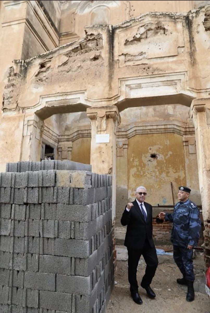 Honeybal's tweet photo. Minister of interior in #GNA #Fathi_Bashagh, in a surprising visit to the main #Jewish #synagog in the old city of #Tripoli is sending a goodwill signal to the world and a special one to #Israel https://t.co/q4437femWw