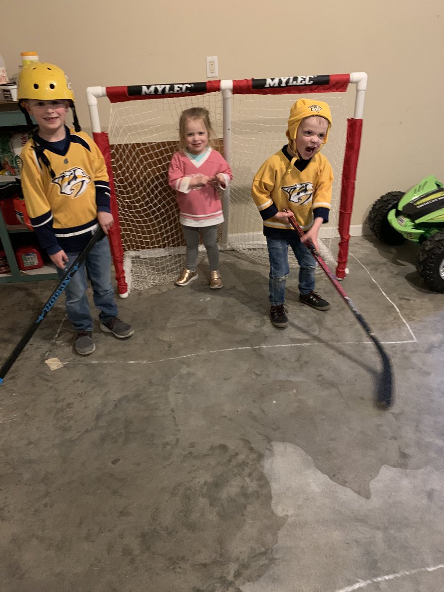 rachelshaver's tweet image. Highlights from our own #WinterClassic game. #littlepreds #nashvillepredators PS. Notice Magnolia in the penalty box.