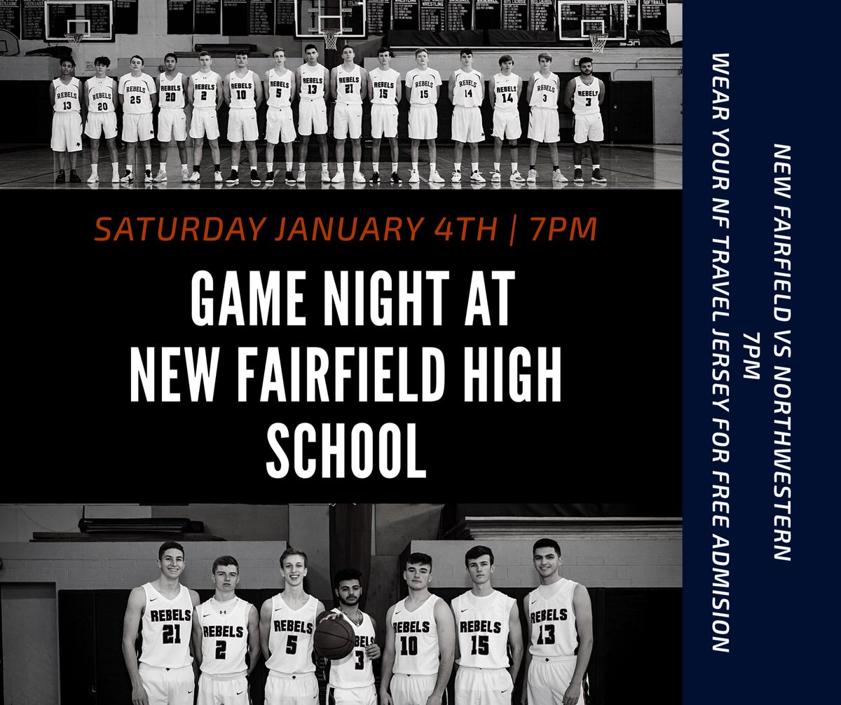 NFHSboyshoops's tweet photo. ๐จ๐PACK THE GYM๐๐จ
This Saturday night 7pm vs. Northwestern. Bring the noise ๐ @NFRowdyRebs #NFBasketball https://t.co/vT4zV6anzR