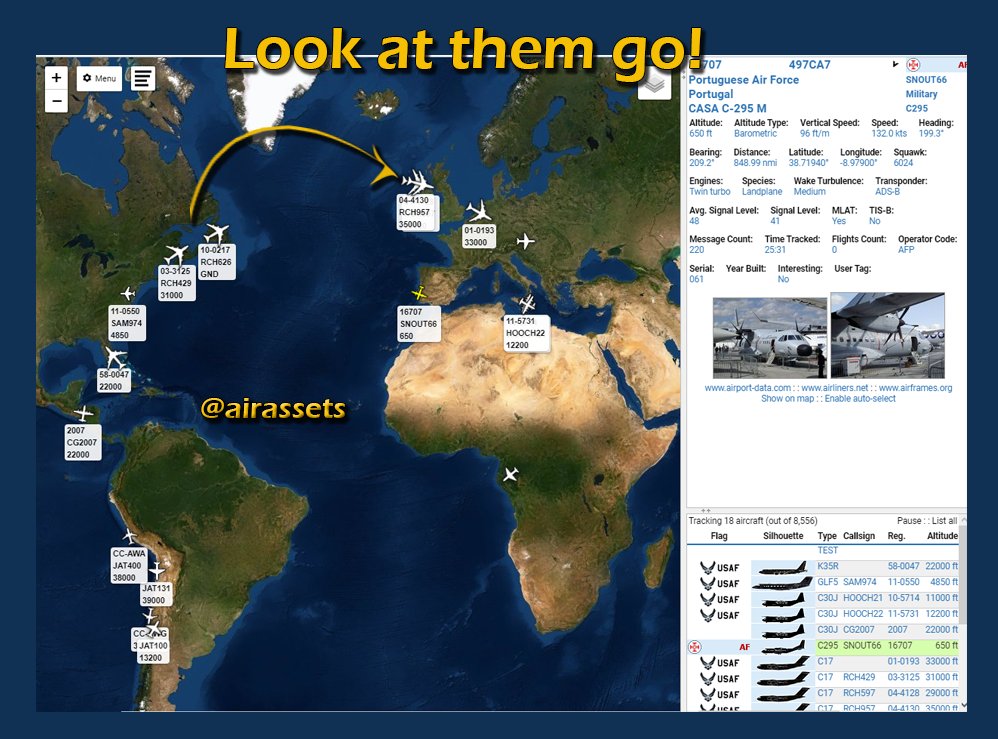 Twenty-Two C-17A Globemaster Planes, F/A-18's, Command & Control Aircraft Departed USA in last 24 Hours for Middle East. War with Iran likely ENOkxTjWoAEen_i?format=jpg&name=medium