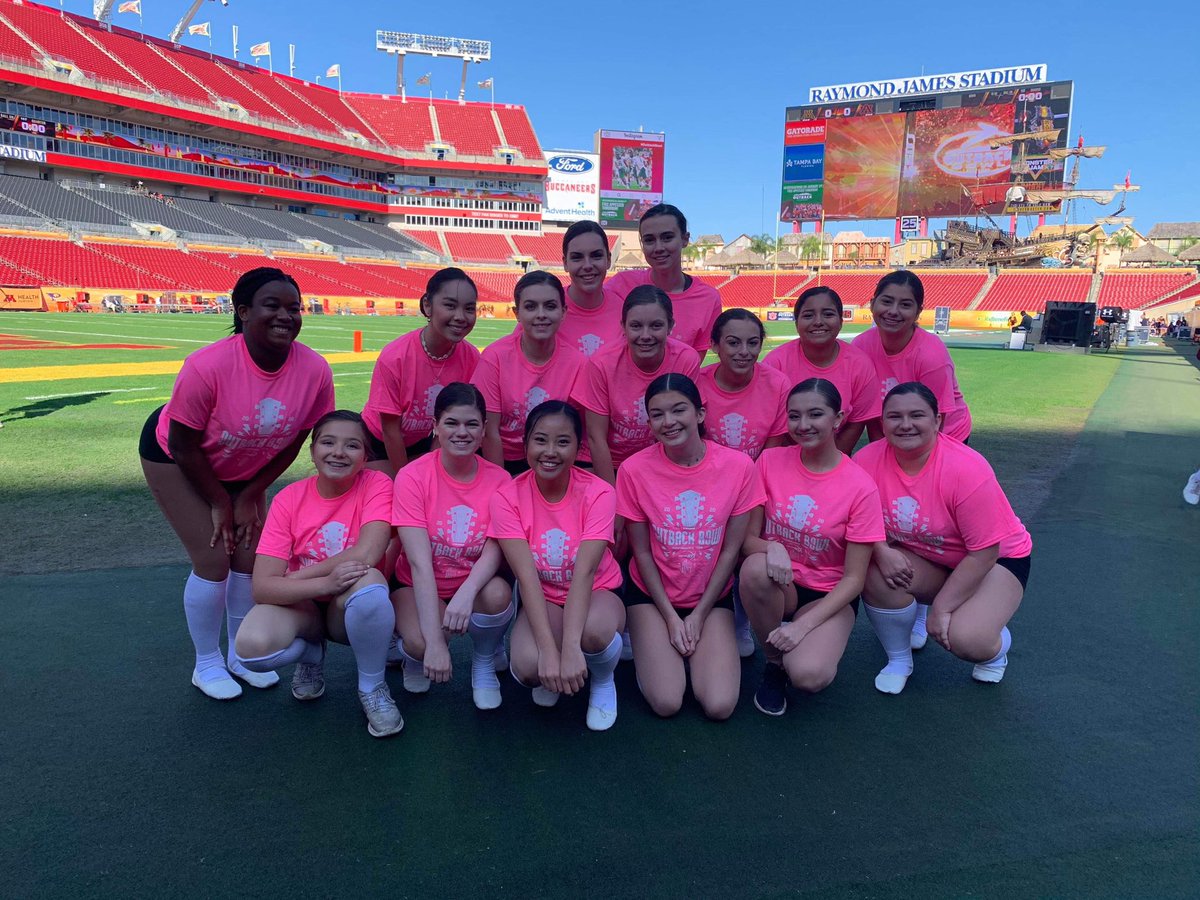 spraguedance's tweet photo. Today we had the opportunity to dance at both pre-game and halftime at the Outback Bowl in Tampa, Florida. We have thoroughly enjoyed our experiences this week and are proud to represent Oregon with our friends from Rex Putnam! https://t.co/Qc9lYS9st3