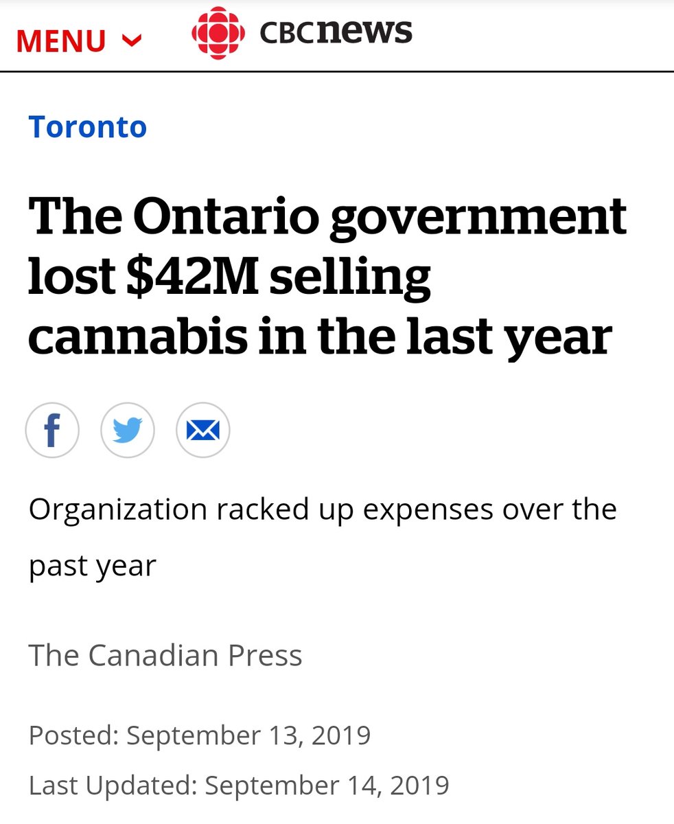 Only the government could lose money selling drugs 😒