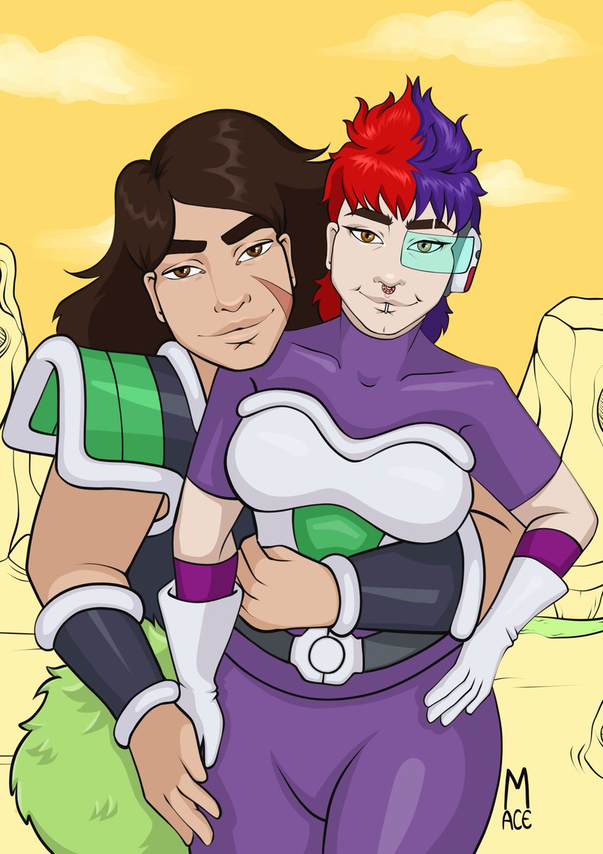 MaceArts's tweet photo. I made this for my husband for Christmas and our anniversary because we are super broke but I'm so grateful he introduces me to great things

#digitalart #dbz #broly #DragonballSuperBroly #portrait https://t.co/IGanrdWm7O