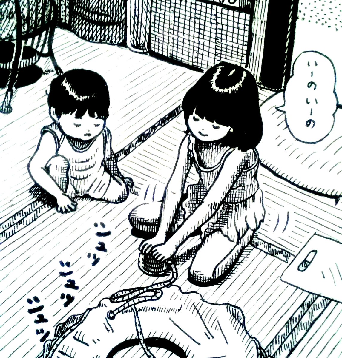 漫画、少しずつ描いてます。「いーの いーの」は娘の口癖で、全然良くない時も言う。自己肯定感の高さは見習いたい。 