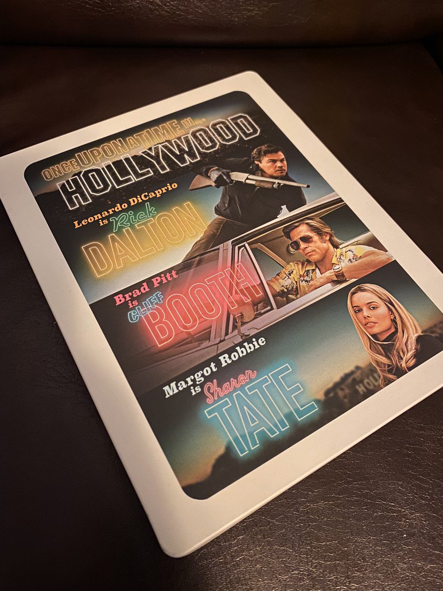 CamdenReviews's tweet photo. Once upon a time in Hollywood

Movie 8/10
Steelbook 10/10

A classic Quentin Tarantino film starring award winning actors Leonardo DiCaprio and Brad Pitt. Thoughout this lengthy drama film they set the scene in the late 60s by mixing fact with fiction to create this dark film. https://t.co/7532wDgSqa