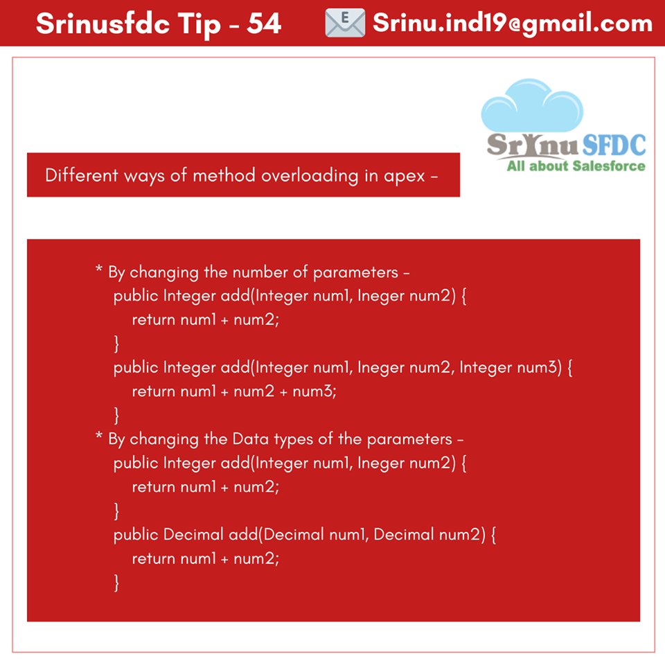 srinusfdc's tweet image. #SrinuSfdcTips SalesforceTraining (Online and Class Room) on - Admin &amp;amp; Development #sfdc training #salesforce #srinusfdc #salesforceonlinetraining #salesforceclass#SalesforceDevelopmentTips #javascripttips #sfdconline #nubeselite #SalesforceAdminTips
Email : Srinu.ind19@gmail.com