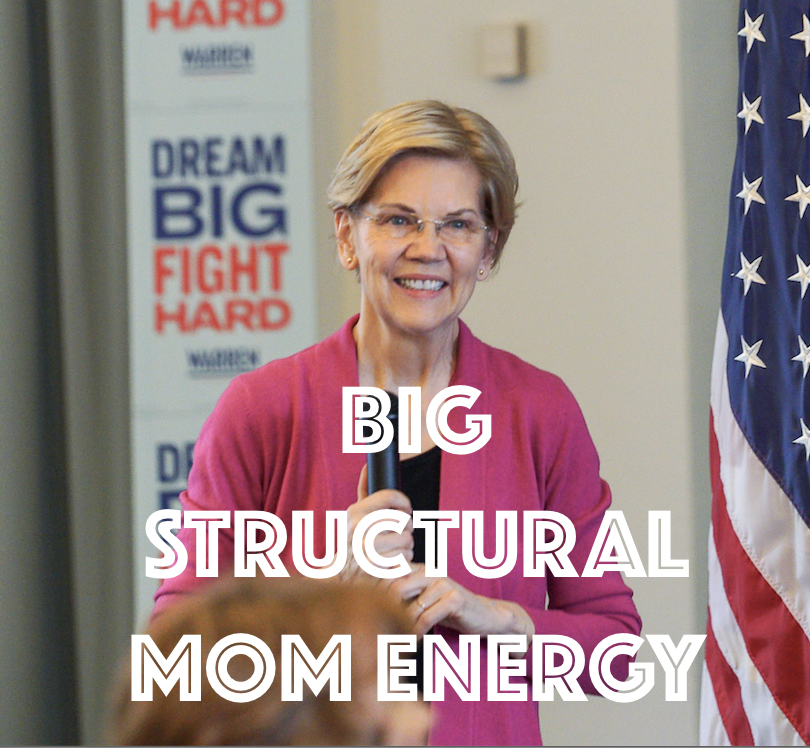 Parents4Warren's tweet photo. Thank you Rebecca Solnit.  @ewarren's #BigStructuralMomEnergy is what we need in 2020! https://t.co/5DOEPU0MiG