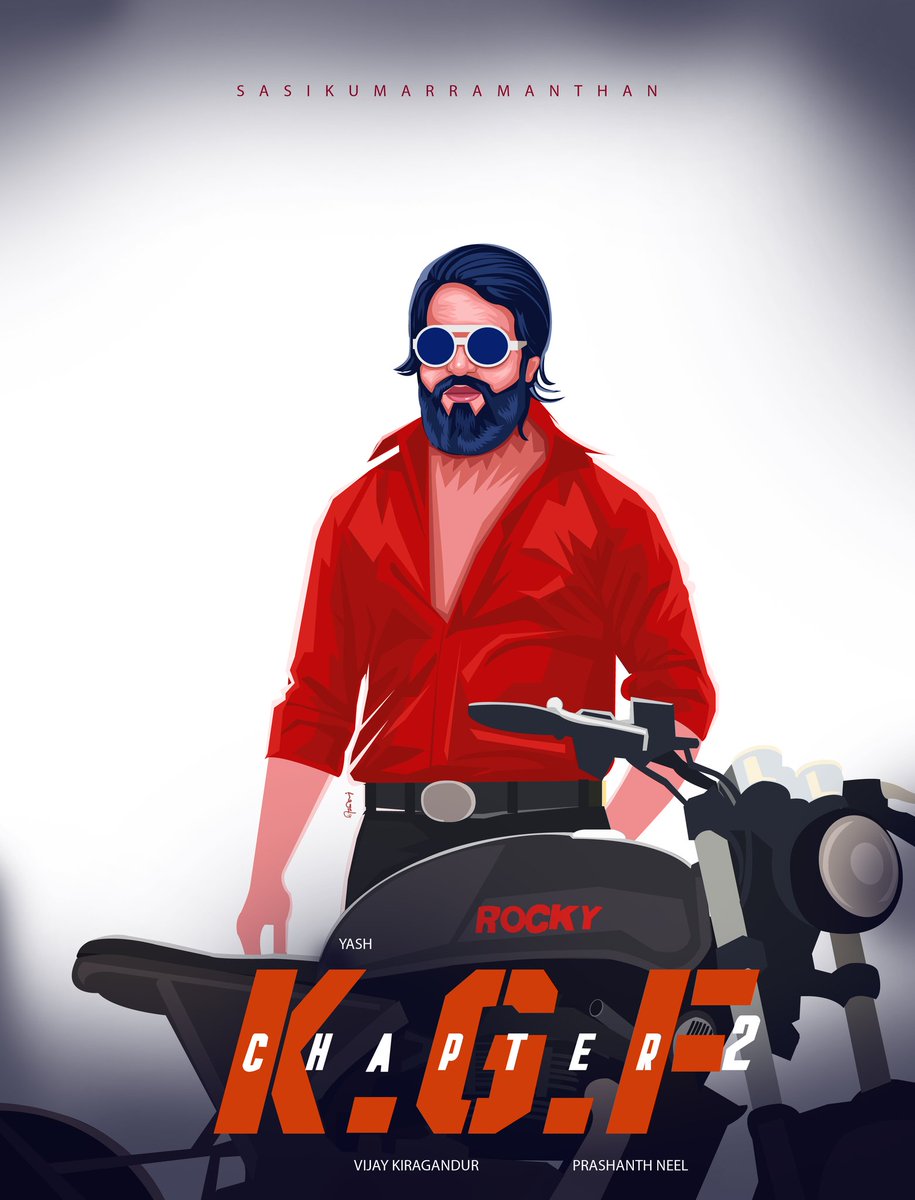sasikum09543497's tweet image. #TheNameIsYash #Yash #kgfchapter2update #kgfchapter2 #FANART #MoviePosters2020 #illustration
