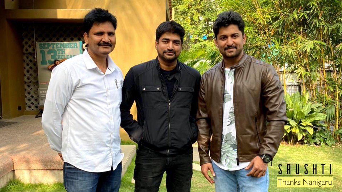 srushticreative's tweet photo. Team Srushti thank Producer Nani garu for the 'awe'some 66th National Award 2018, and making 2019 a memorable year for us. Moving ahead with great spirits into 2020. Thanks Sir.
#awemovie #actornani #srushticreative #srushtivfx #66thNationalFilmAward2018 #Bestvfx #Bestsfx https://t.co/ugHst4Eqsm