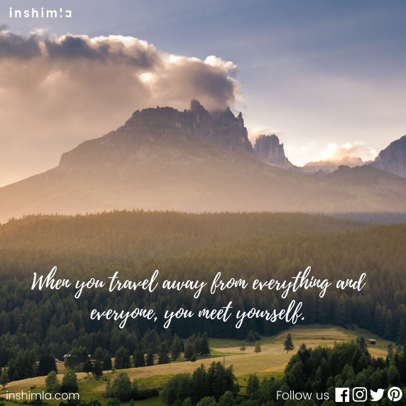ShimlaIn's tweet photo. When you travel away from everything and everyone, you meet yourself.
.
.
.
#Inshimla #traveldestination #travelbeautiful #travelquotes #travelgps #travelgoogle #traveltoexplore #traveltocreate #shimla #quotes https://t.co/t6EtUgnM4a