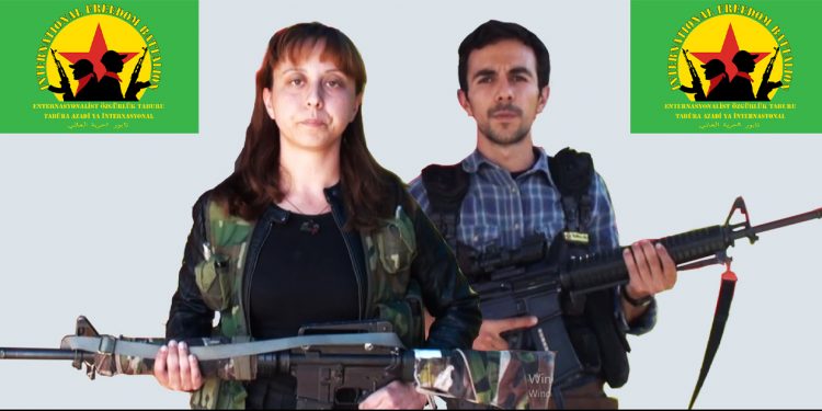 TheBaseBK's tweet photo. @TA_Anarsist @OzgurlukTaburu @__ozgurlukgclri On November 6, 2019, two brave @OzgurlukTaburu  fighters fell defending Rojava against the Turkish state. @__ozgurlukgclri fighters Göze Altunöz (Aynur Ada) and Yasin Aydın (İmran Fırtına) fought bravely on the Til Temir front and died defending the revolutionary movement. https://t.co/Zia0Aq5BjI
