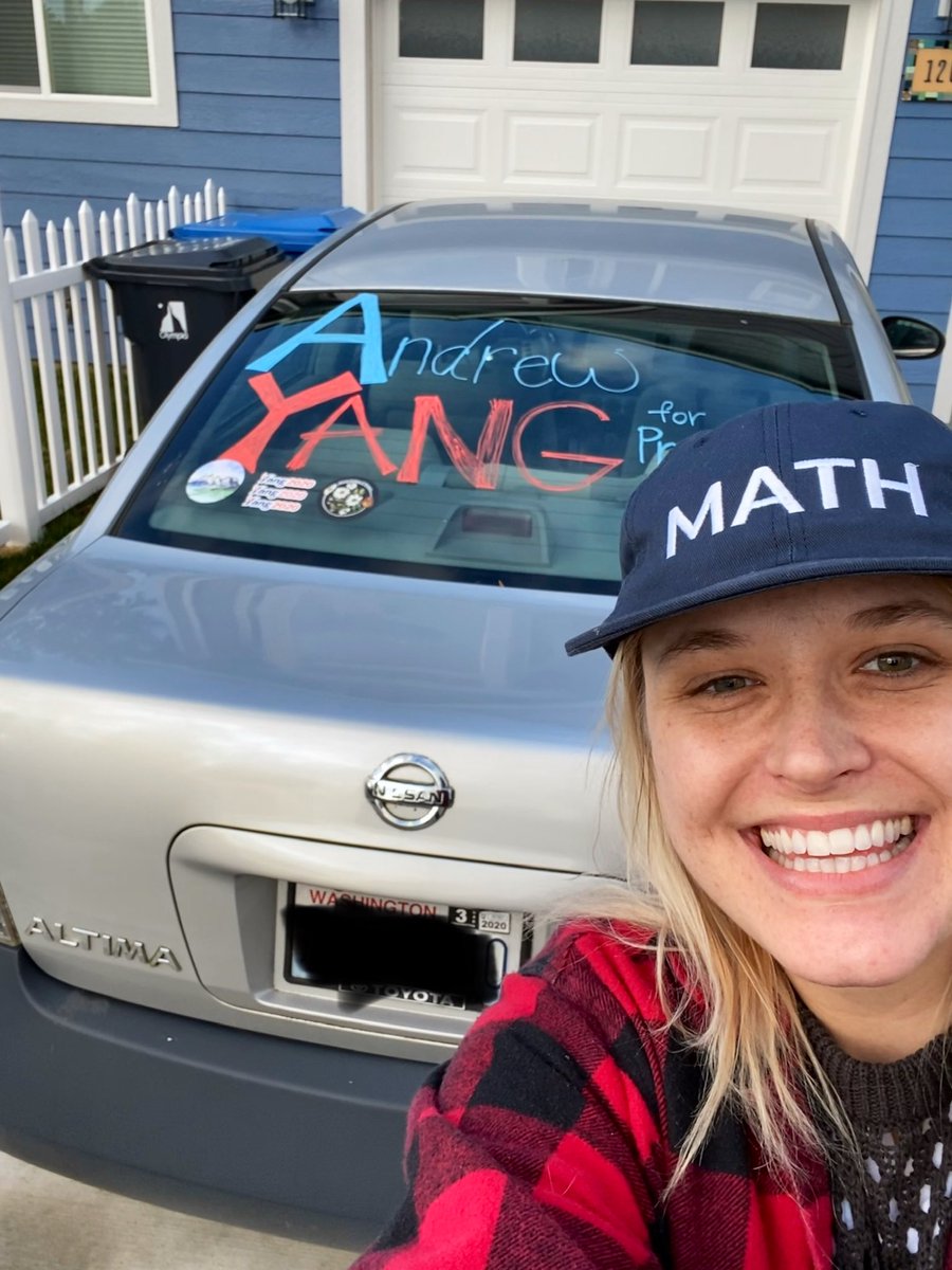 CourtneyRoks's tweet photo. 🧢Andrew Yang for President!!🧢 #yangmobile #YangGang #NotLeftNotRightForward https://t.co/L3qF0qds7I