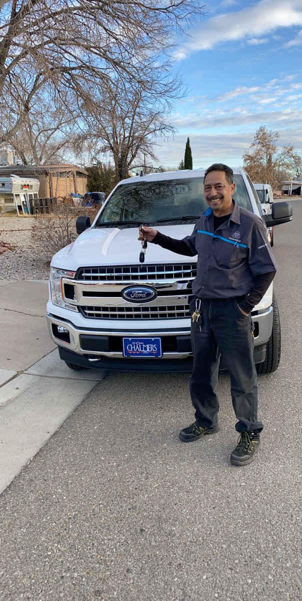 JC_1012's tweet photo. Dad,
I promised you years ago, when we didn’t have very much, that I would one day buy you a truck. Thank you for believing in me always and putting me in a position to succeed. Enjoy your brand new truck! #ABQ #motivation #FamilyFirst #TruAir #hardworkpaysoff #Dad #Superman https://t.co/8kSTpfMIUF